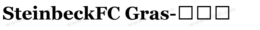 SteinbeckFC Gras字体转换
